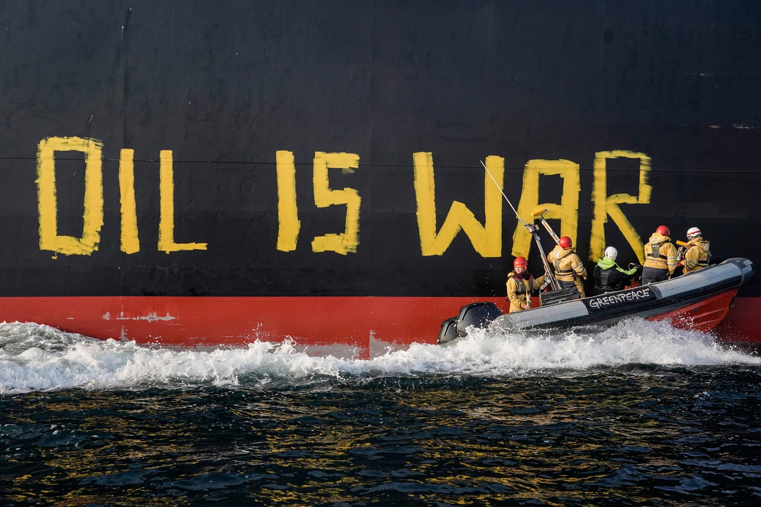 Greenpeace protest
