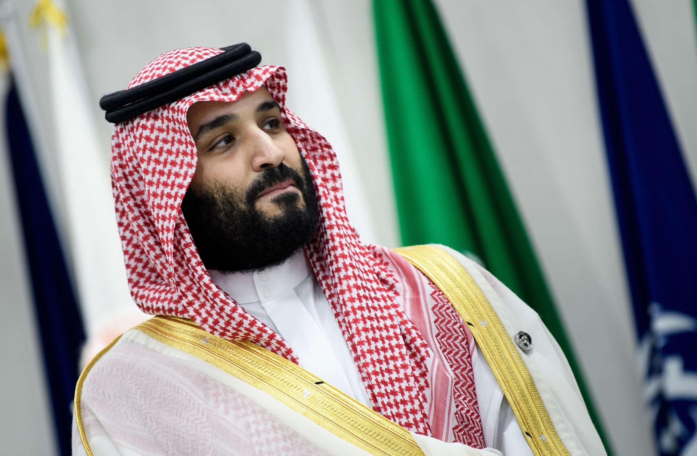 Mohammed bin Salman attends an event
