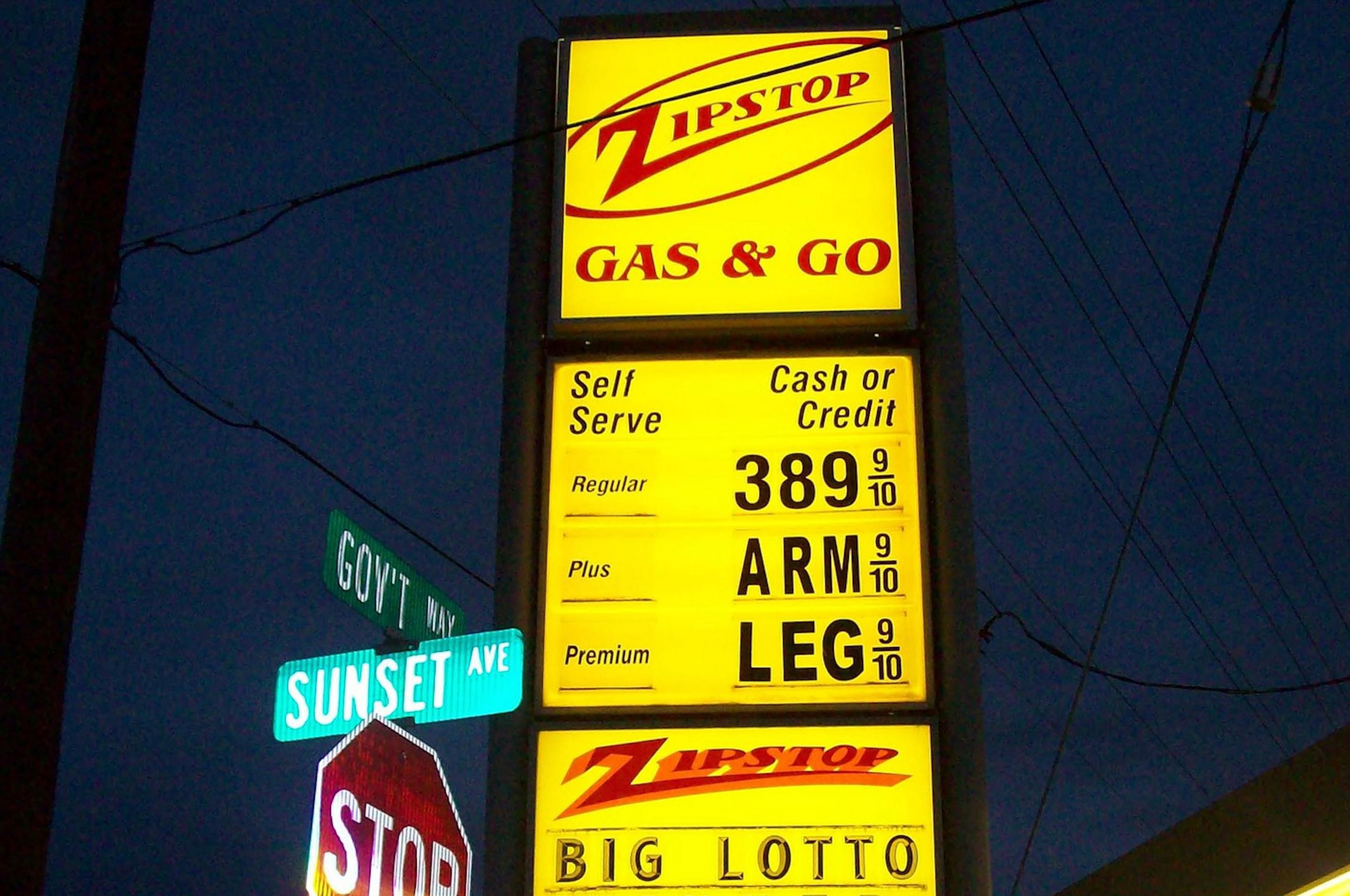 high gas price