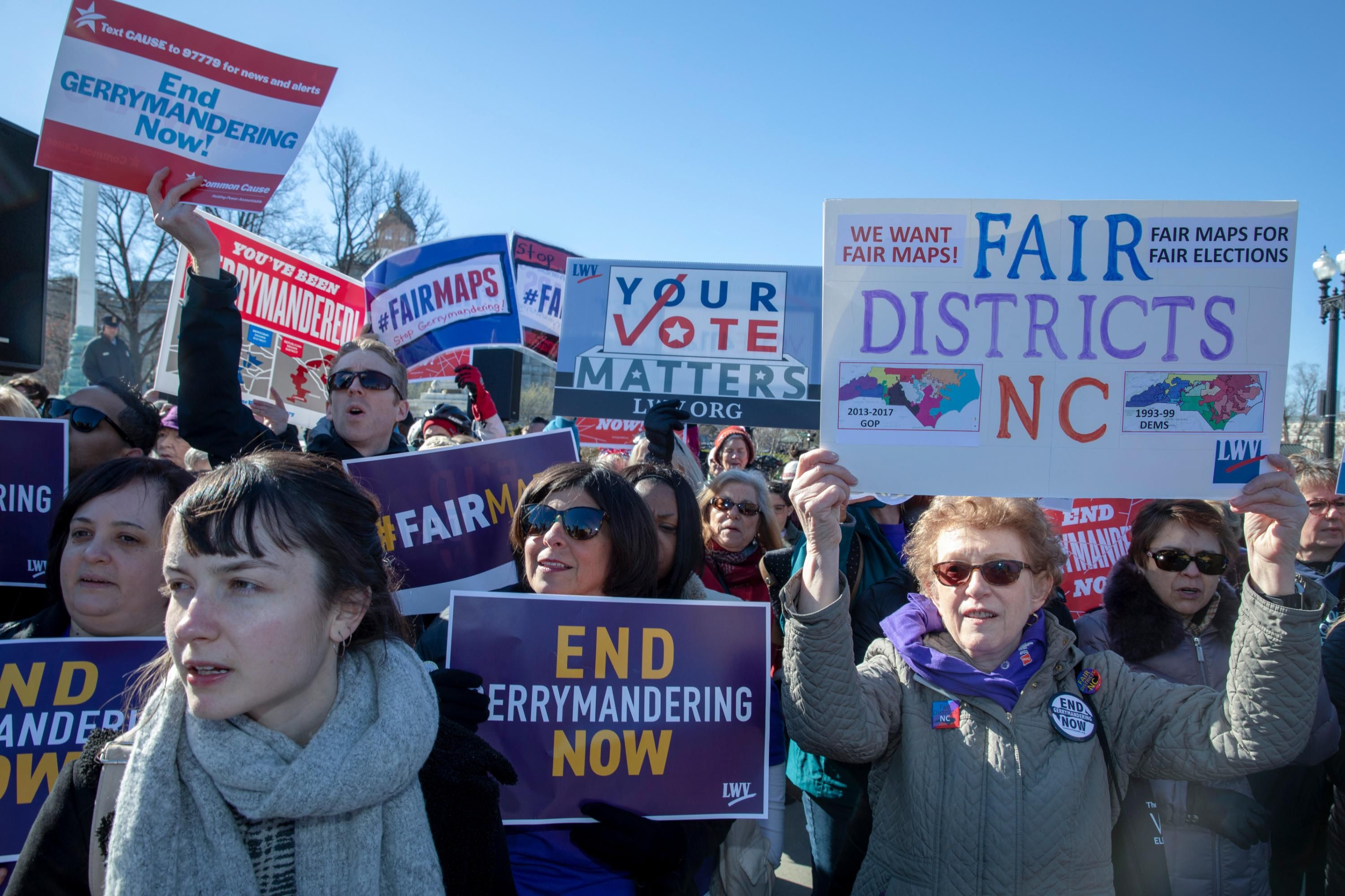 Voting rights rally