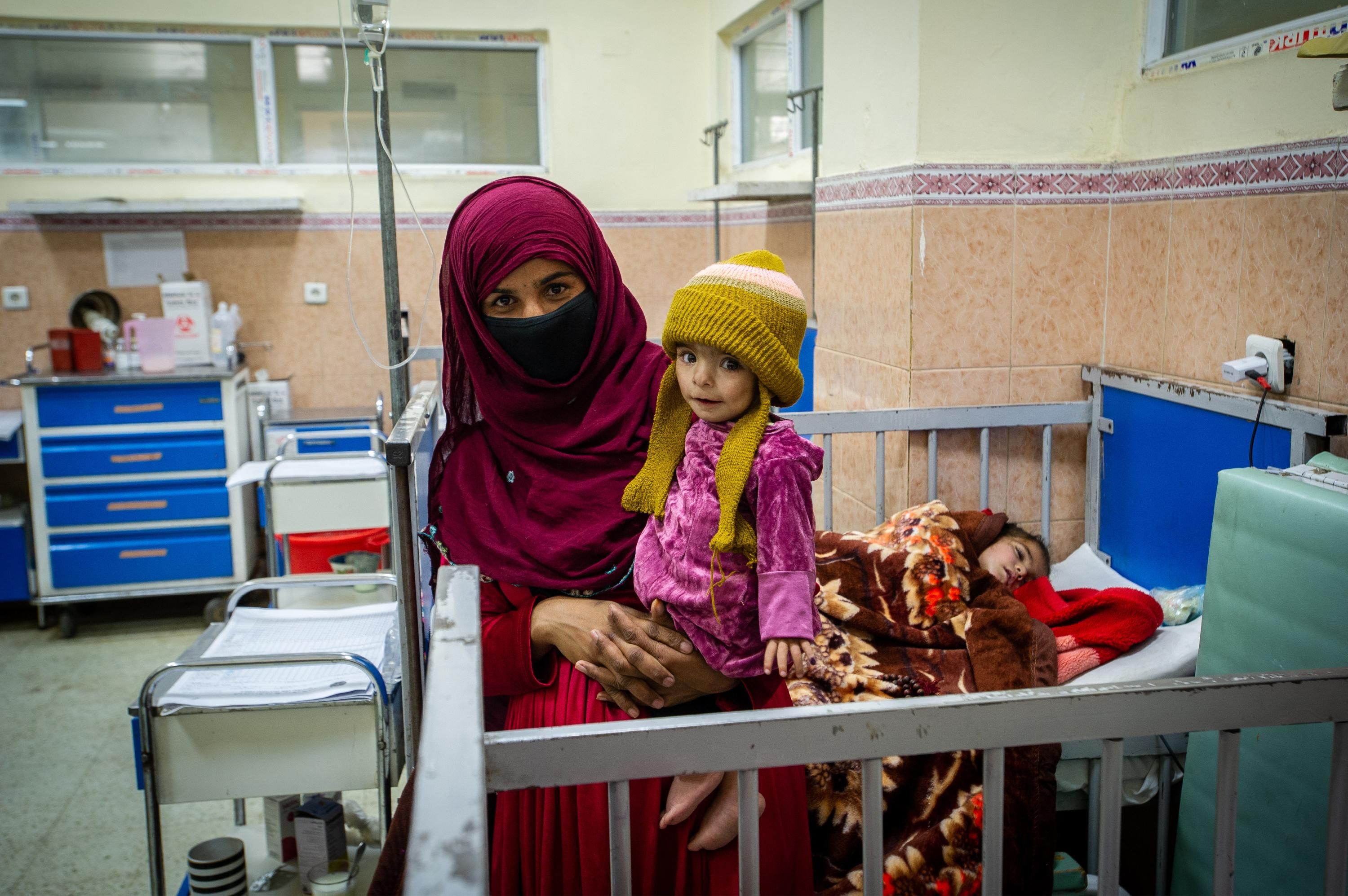 Children in hospital in Afghanistan