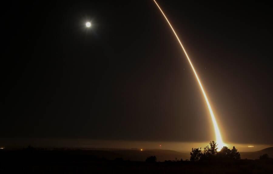 The U.S. test-fires a ballistic missile