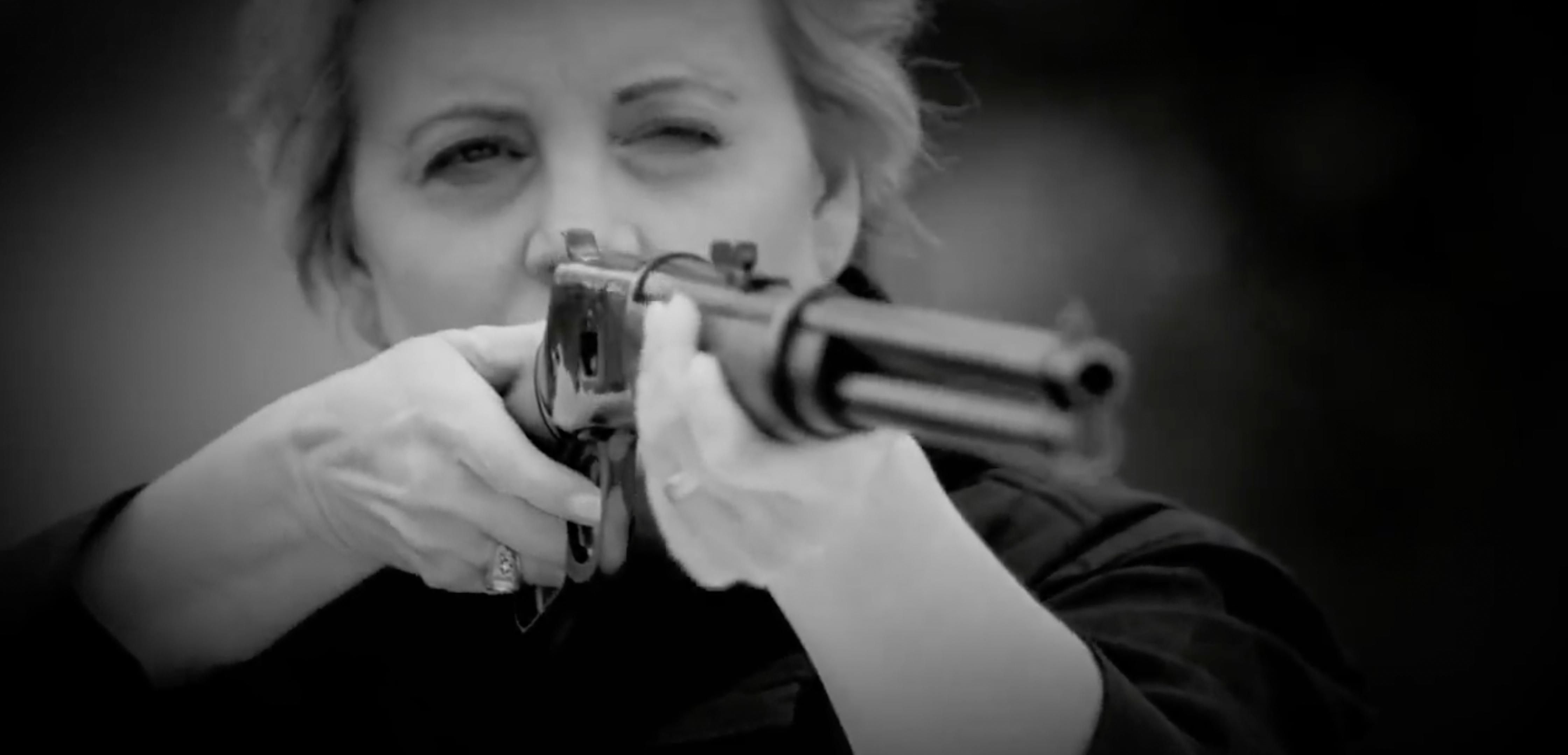 Republican fires gun