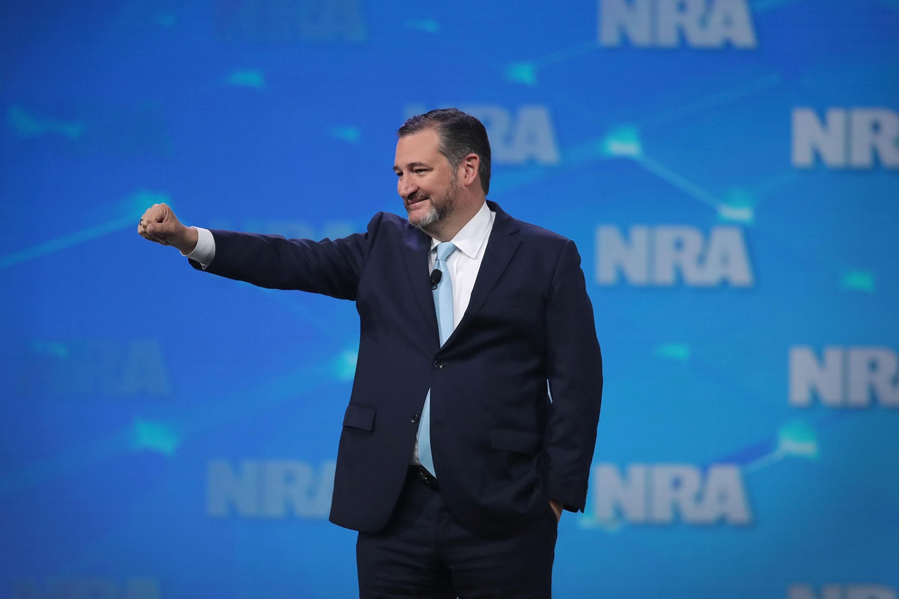 Ted Cruz speaks at NRA conference