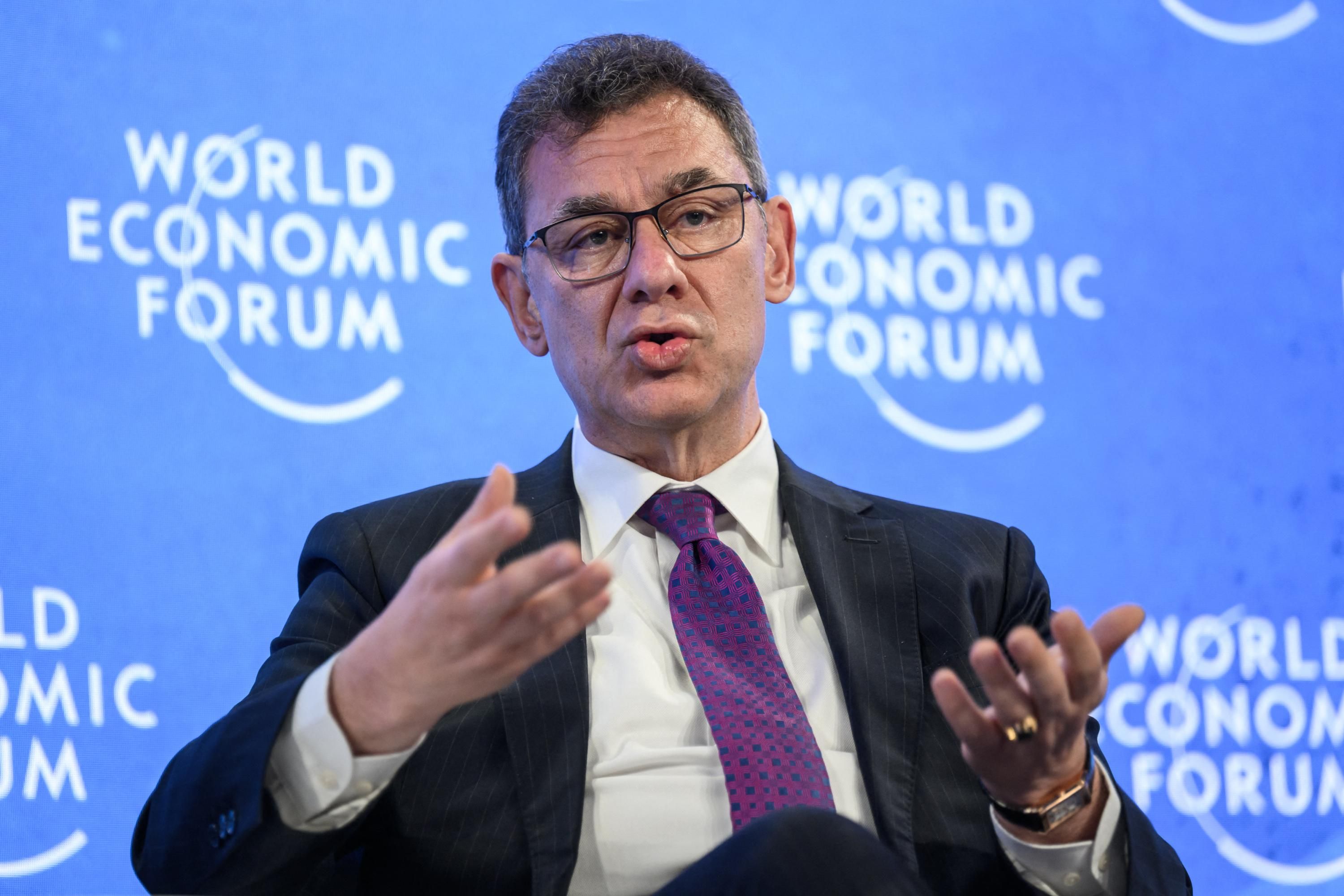 Pfizer CEO speaks at the World Economic Forum