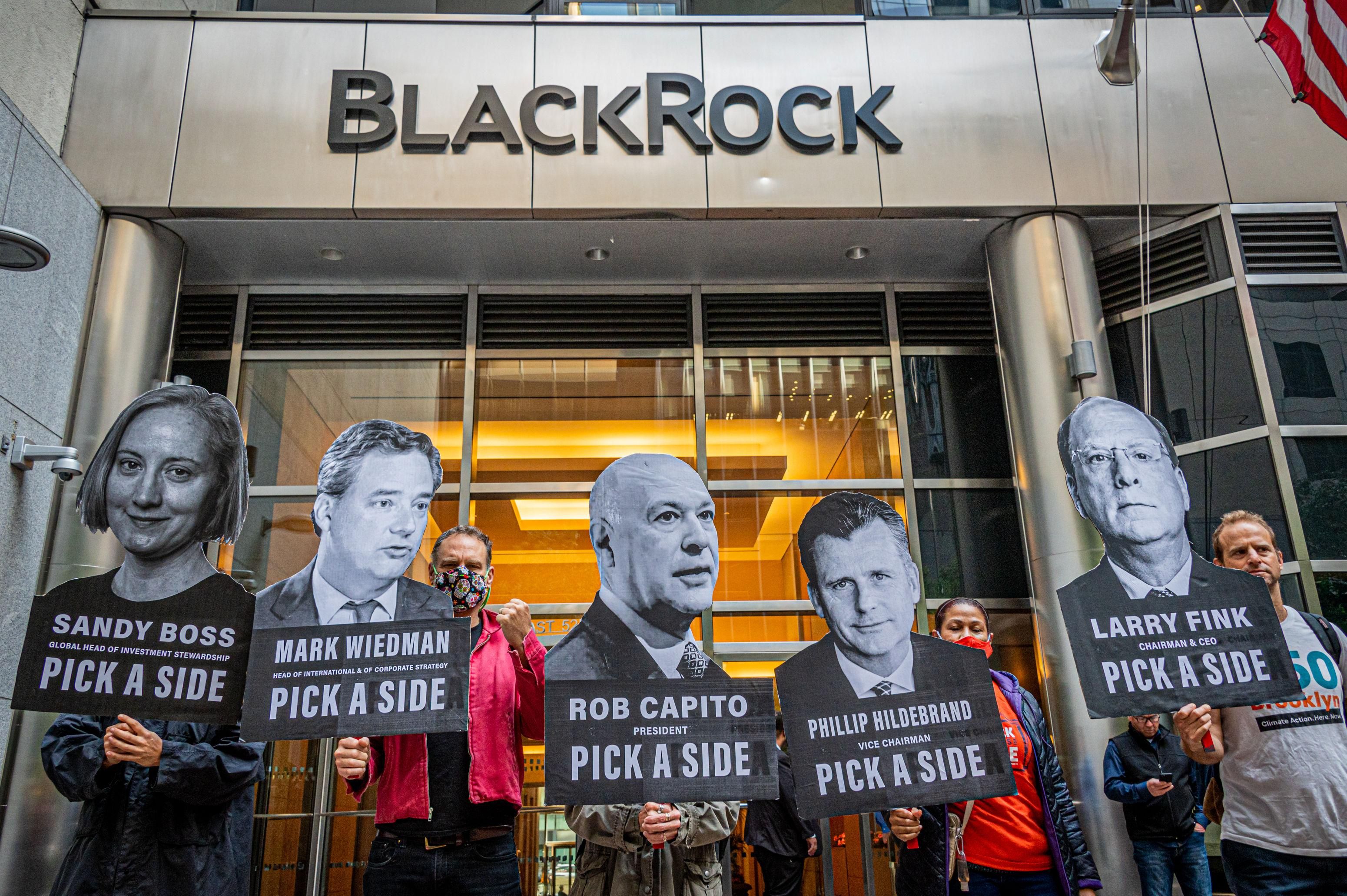 Blackrock protest