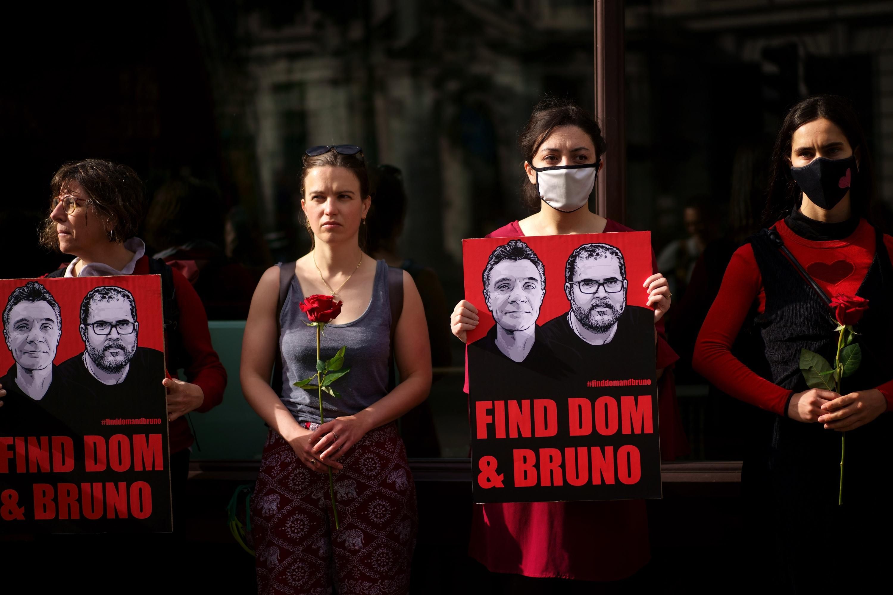 supporters of dominic phillips and bruno pereira