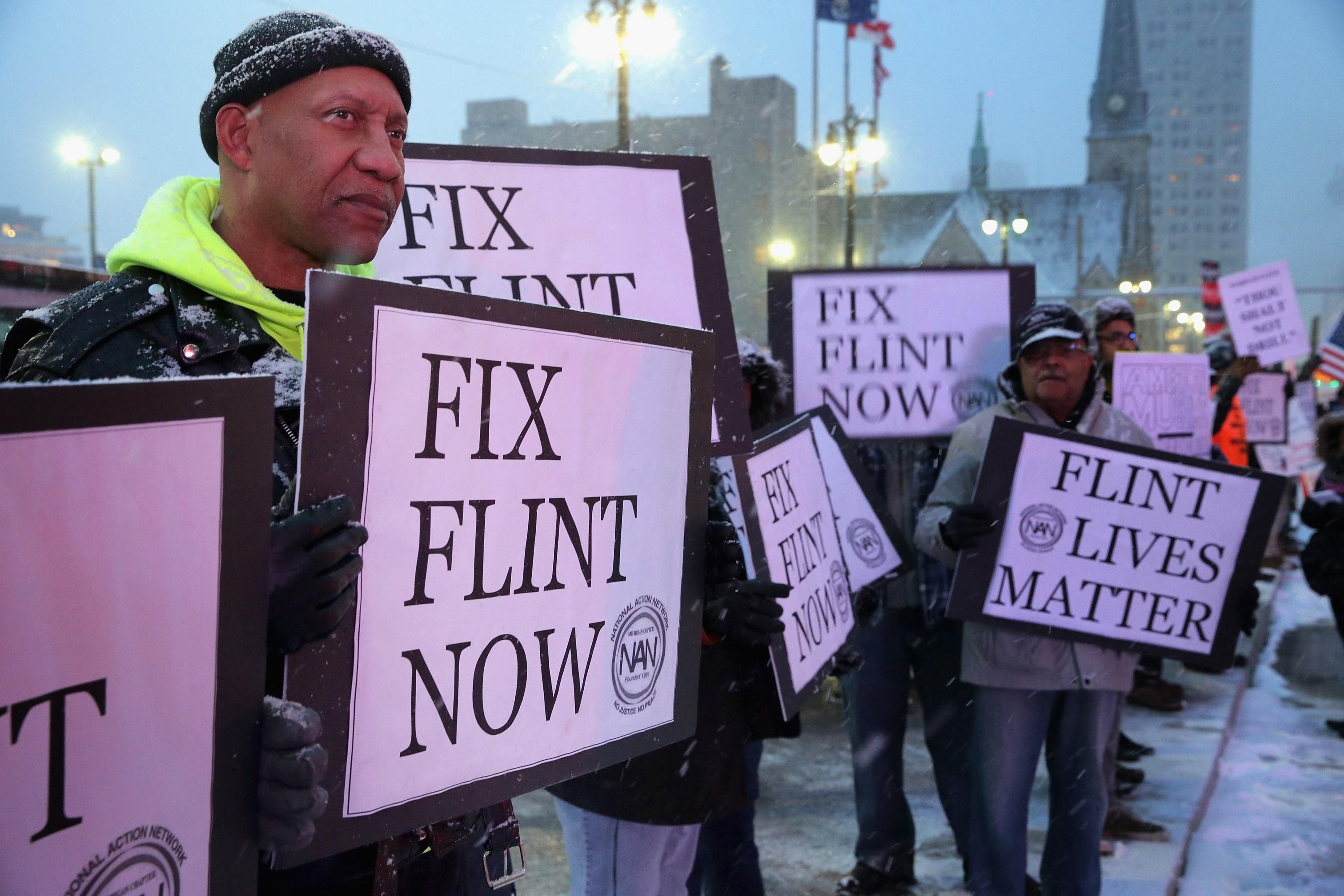 Flint demonstration