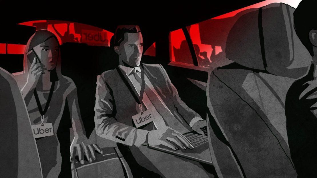 The Uber Files graphic