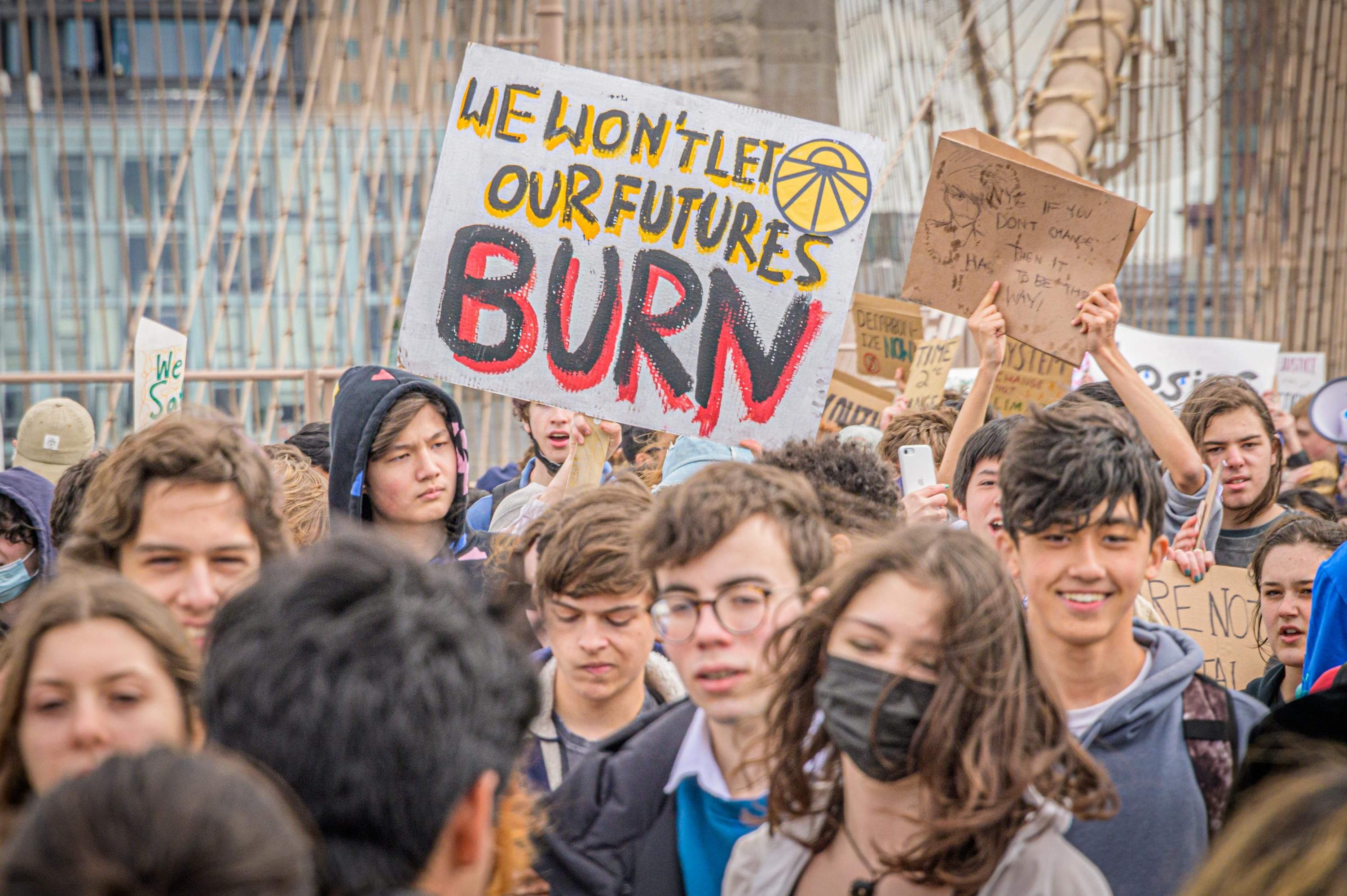 Students march for climate action