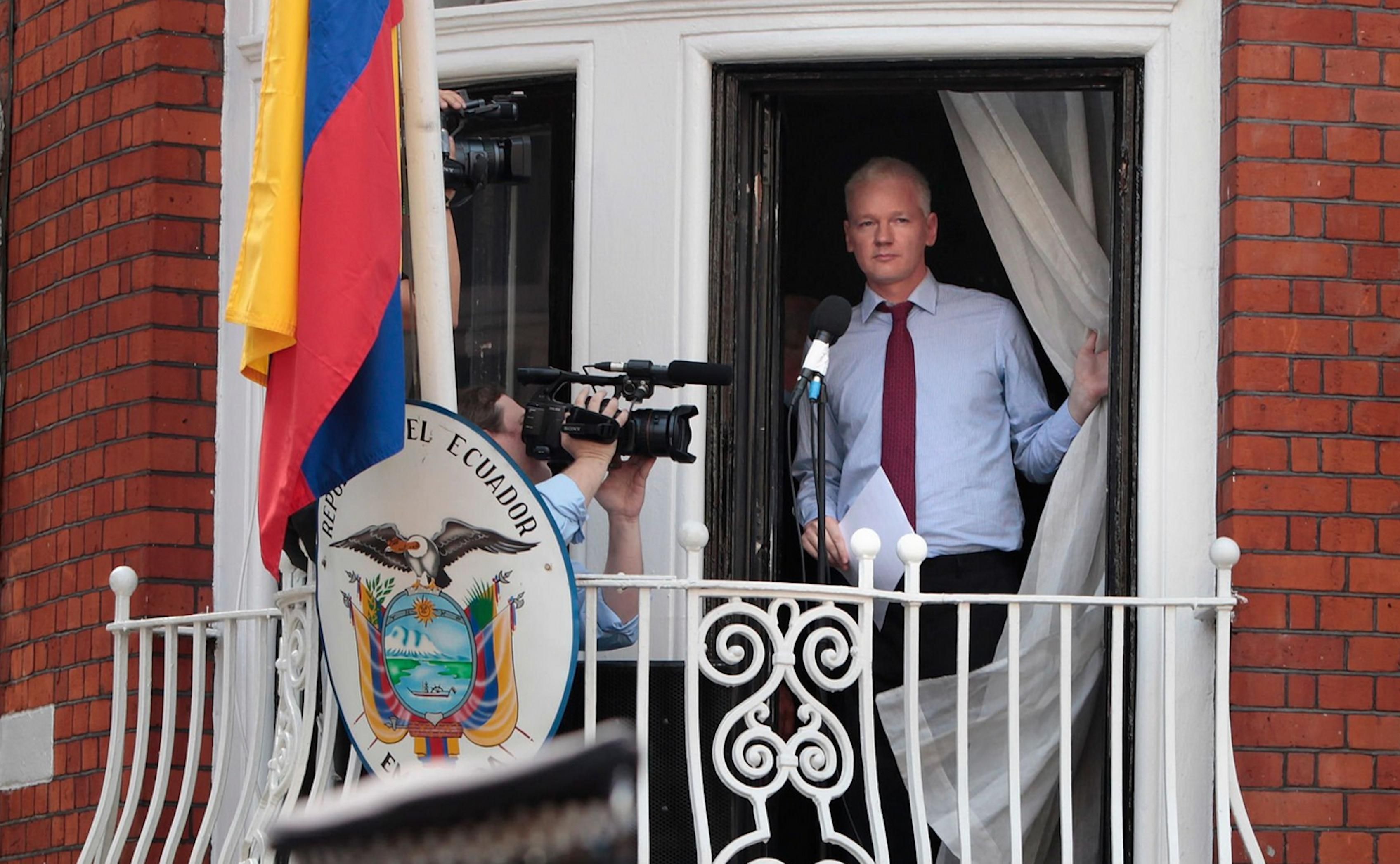 Assange Ecuador Embassy London
