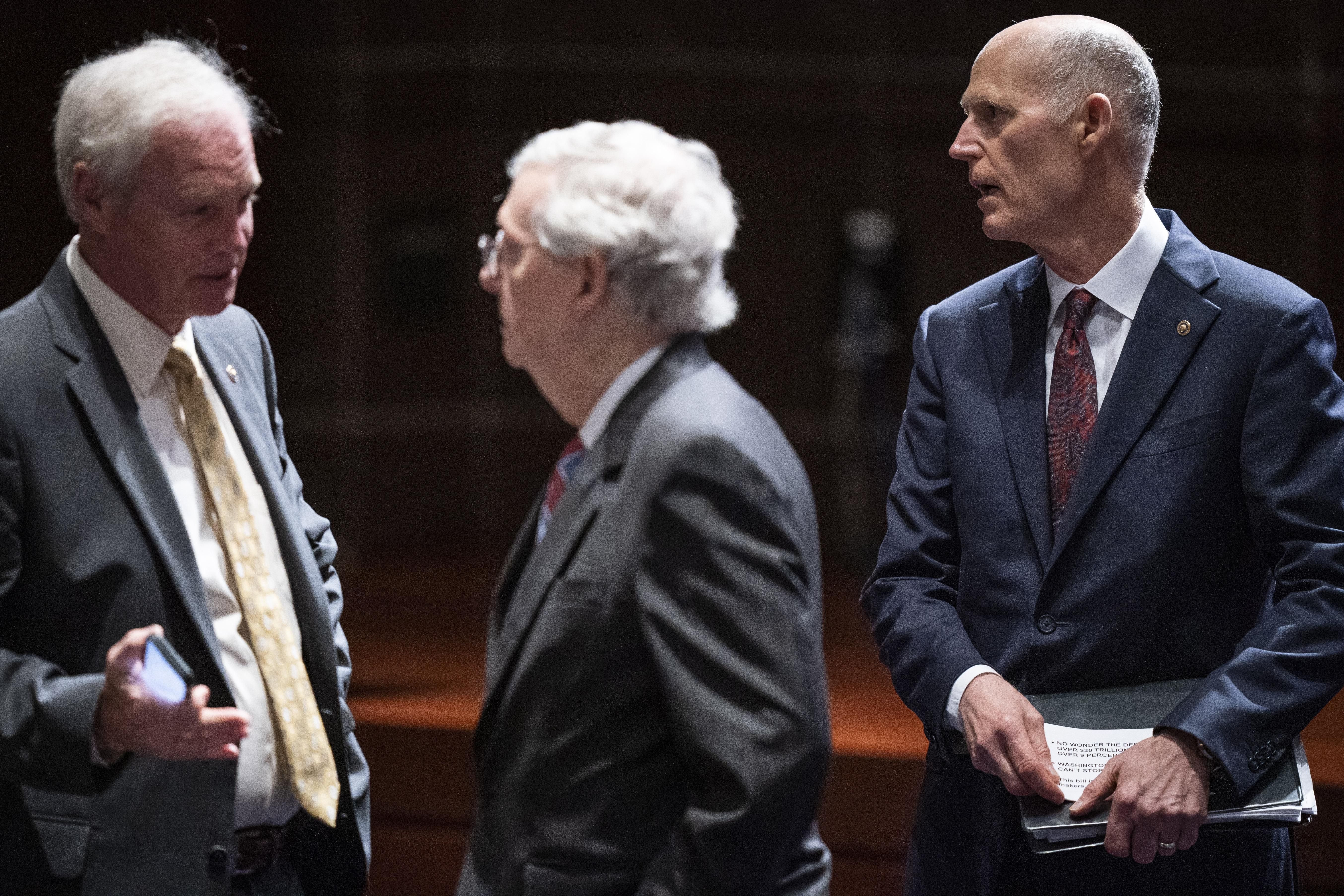 Sens. Ron Johnson, Mitch McConnell, and Rick Scott