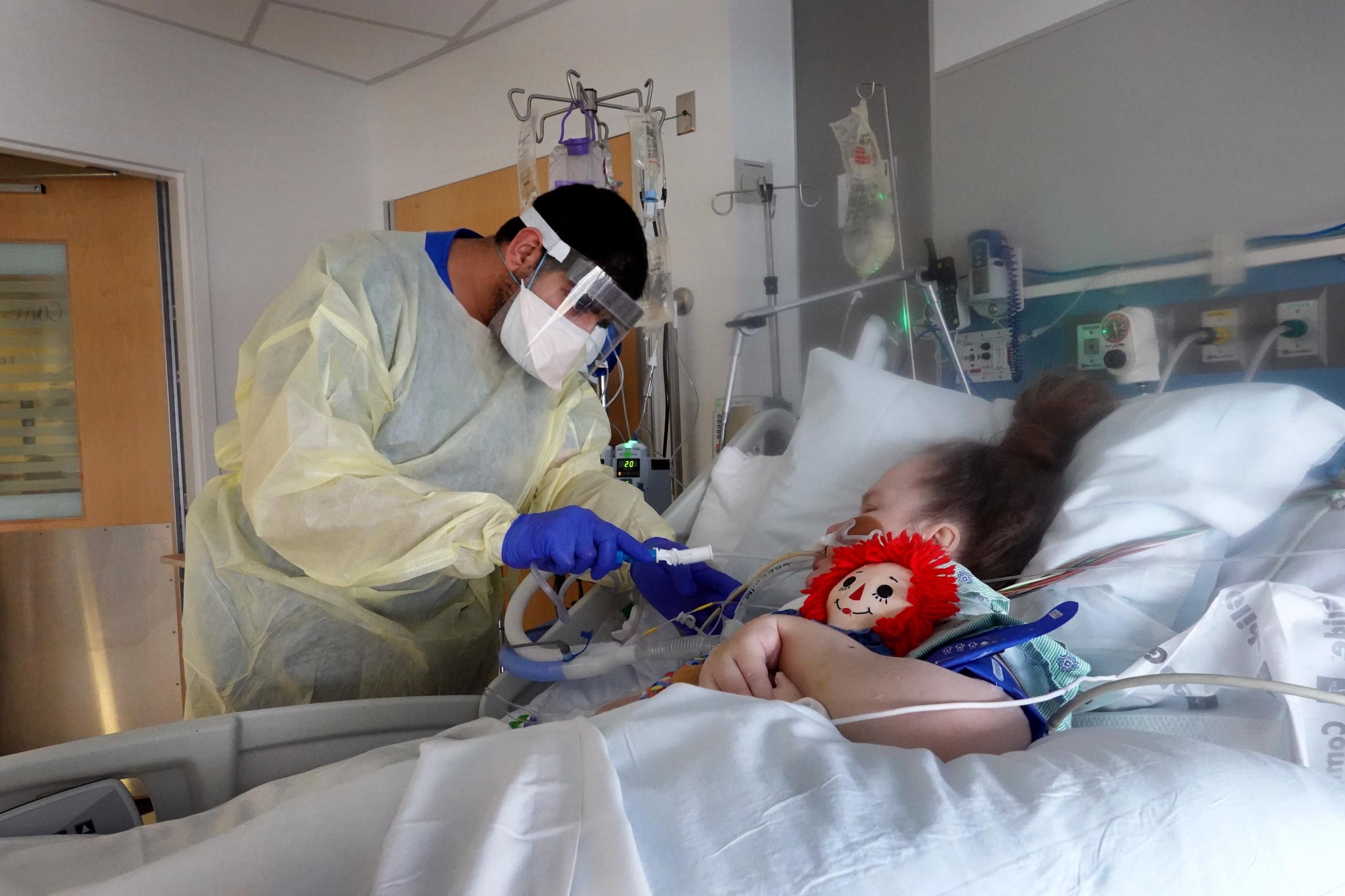 Covid patient