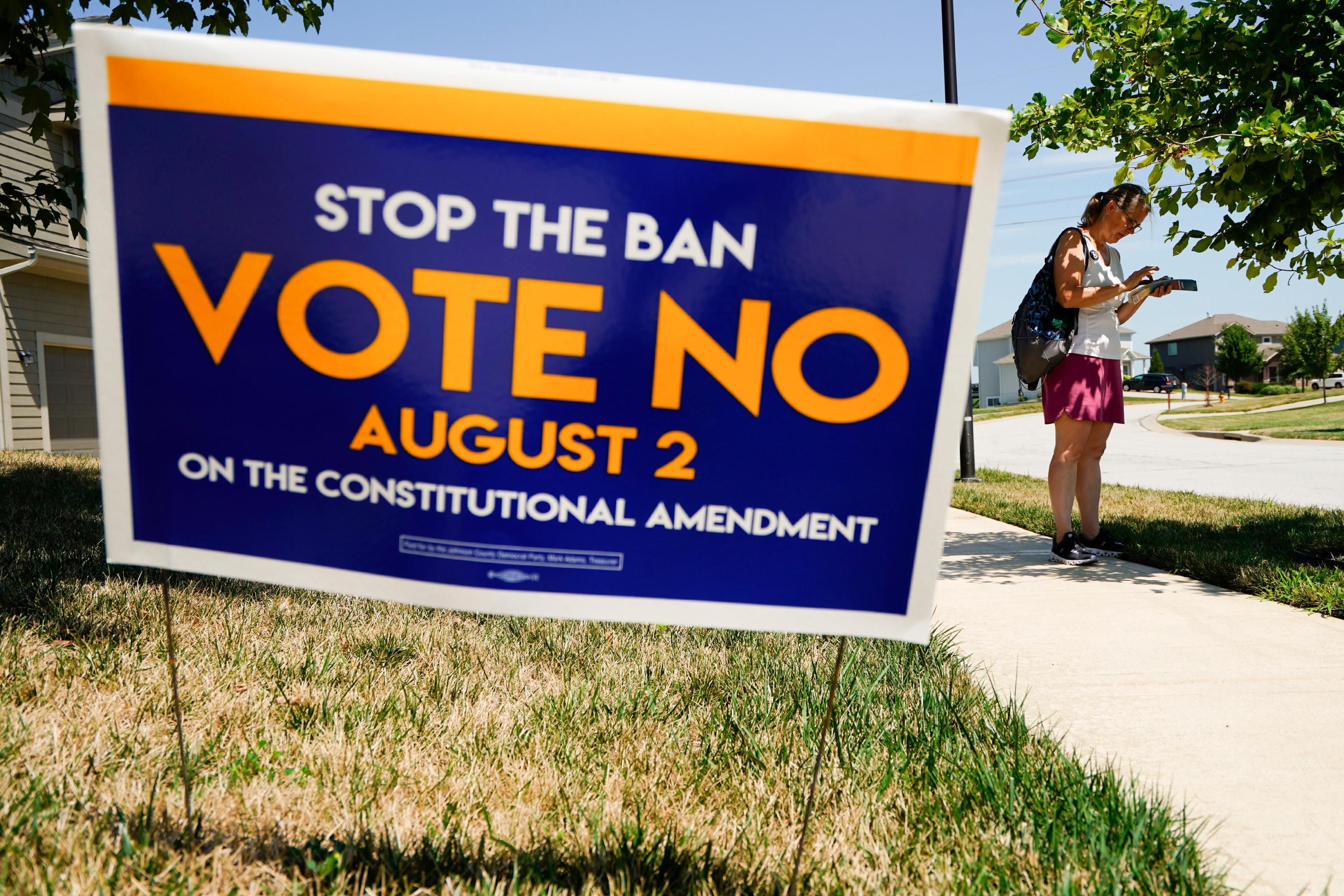 Stop the Ban sign in Kansas