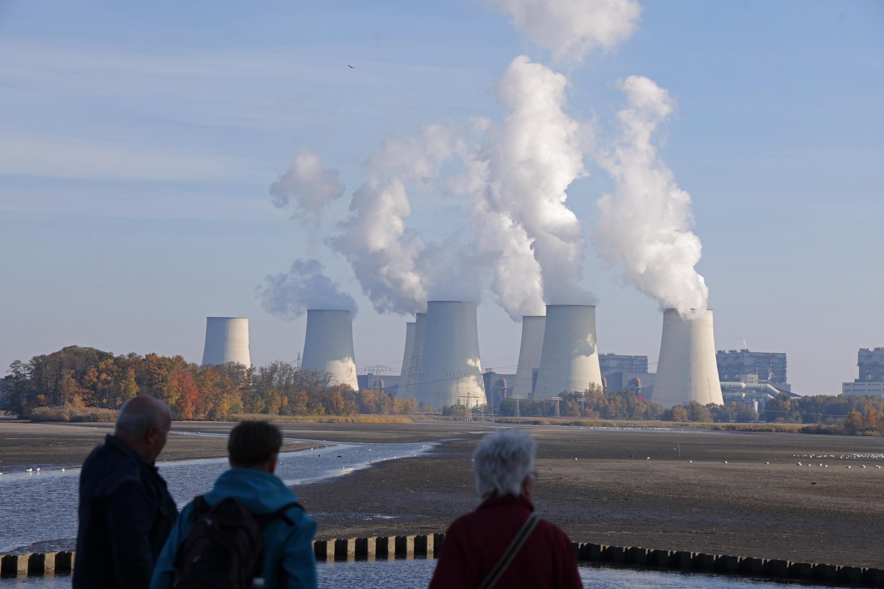 A coal-powered facility is pictured in Germany