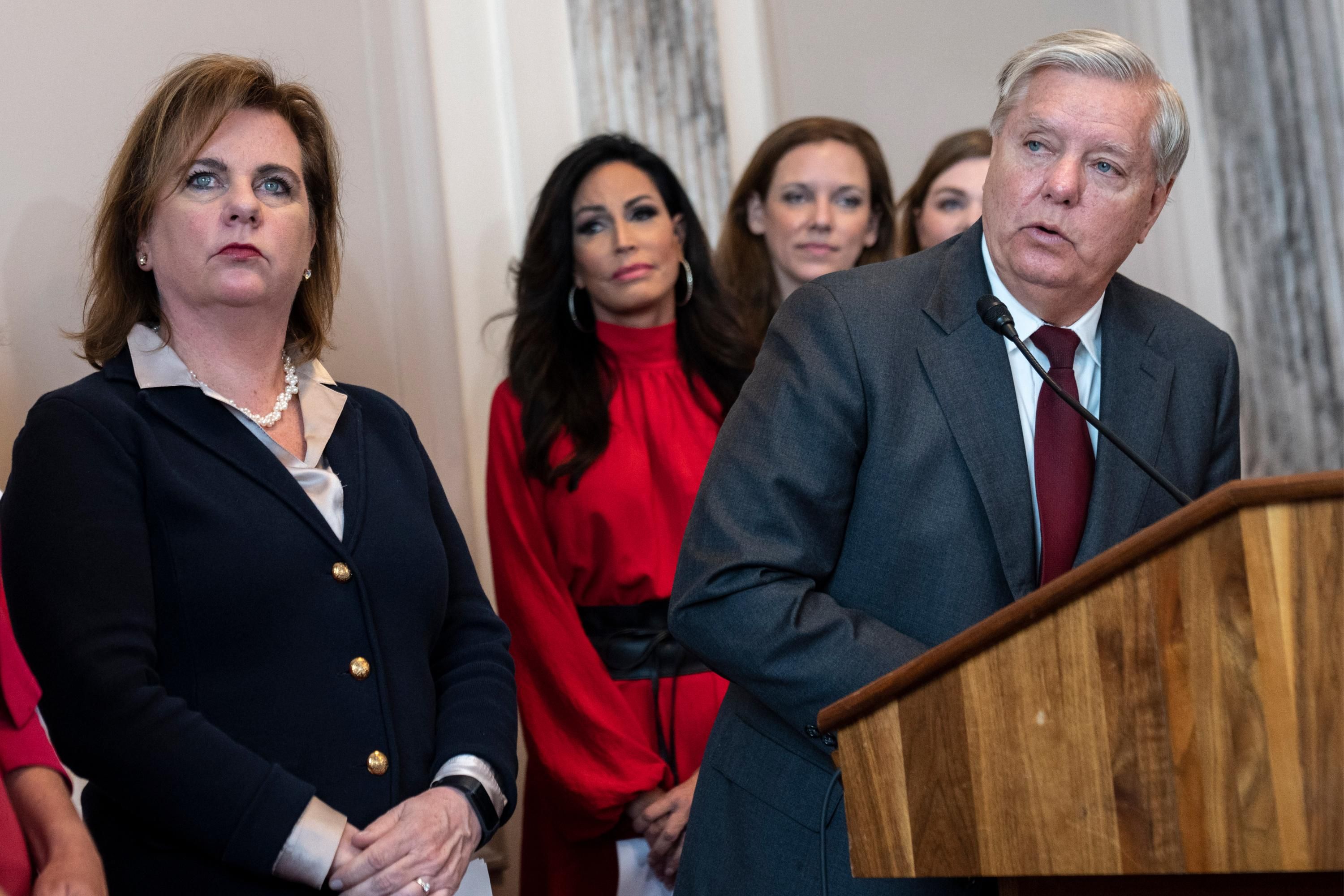 Lindsey Graham with anti-choice advocates