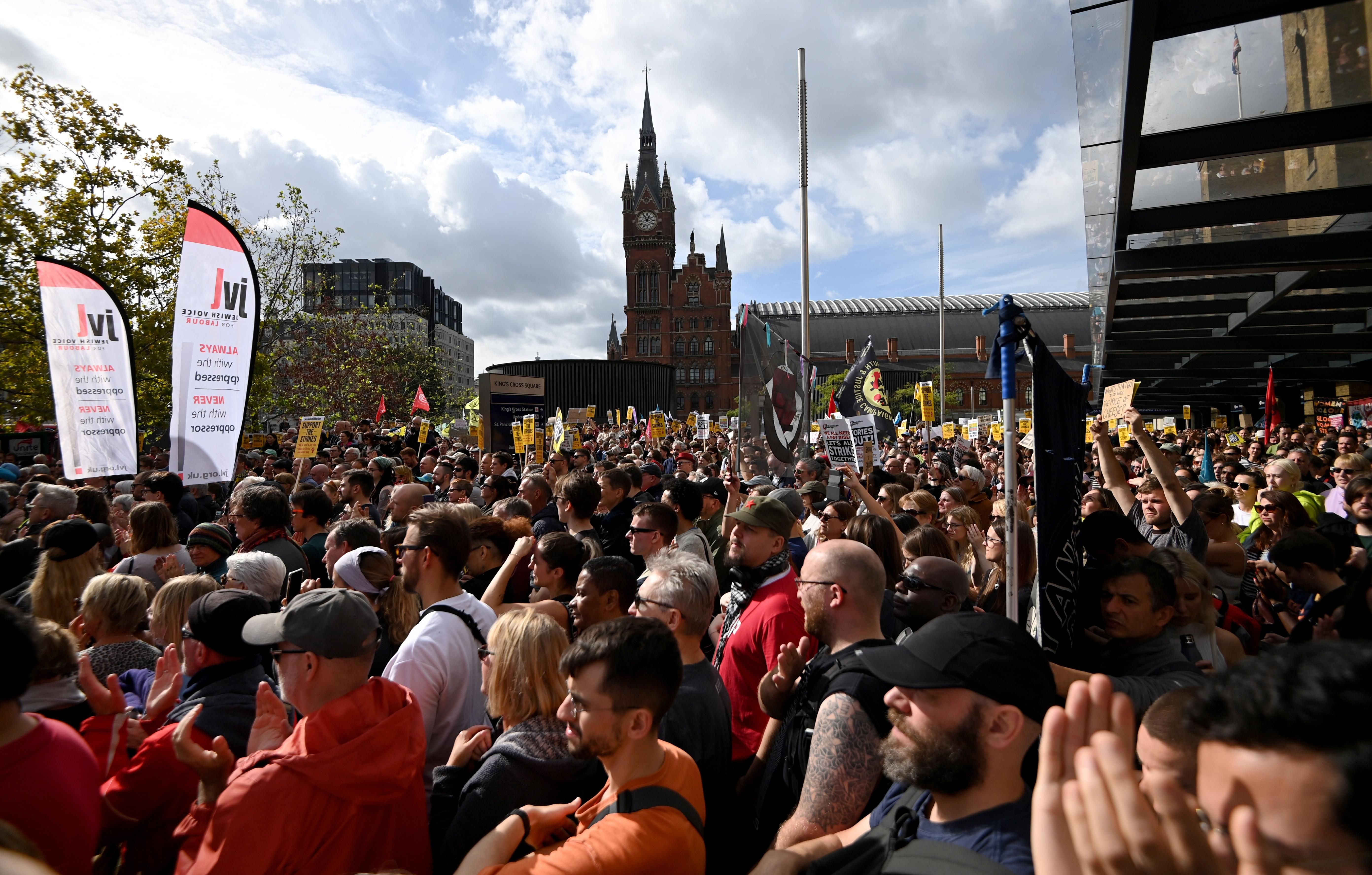 'Enough is Enough' protest in London