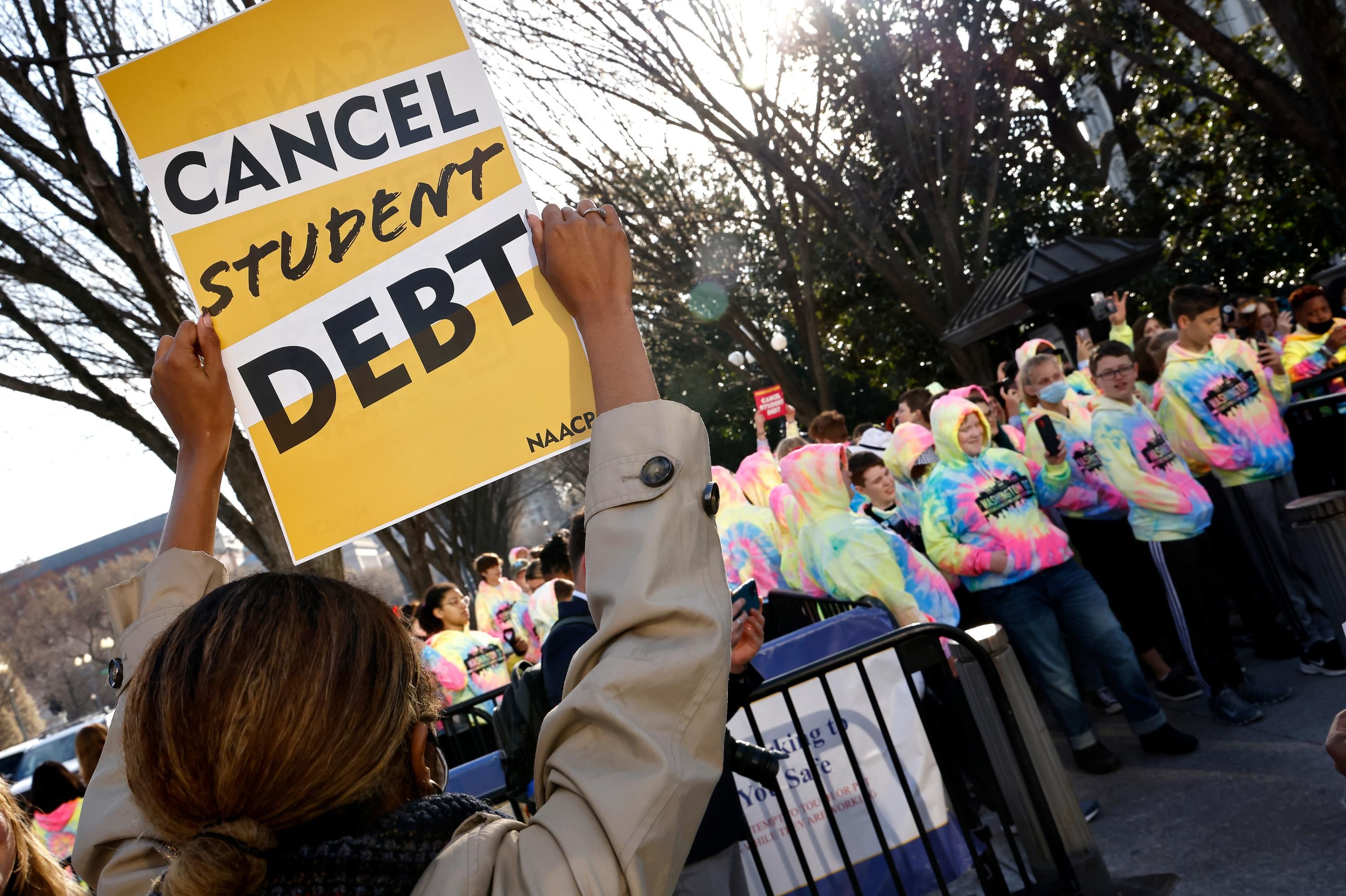 Activists rally in support of student debt cancellation