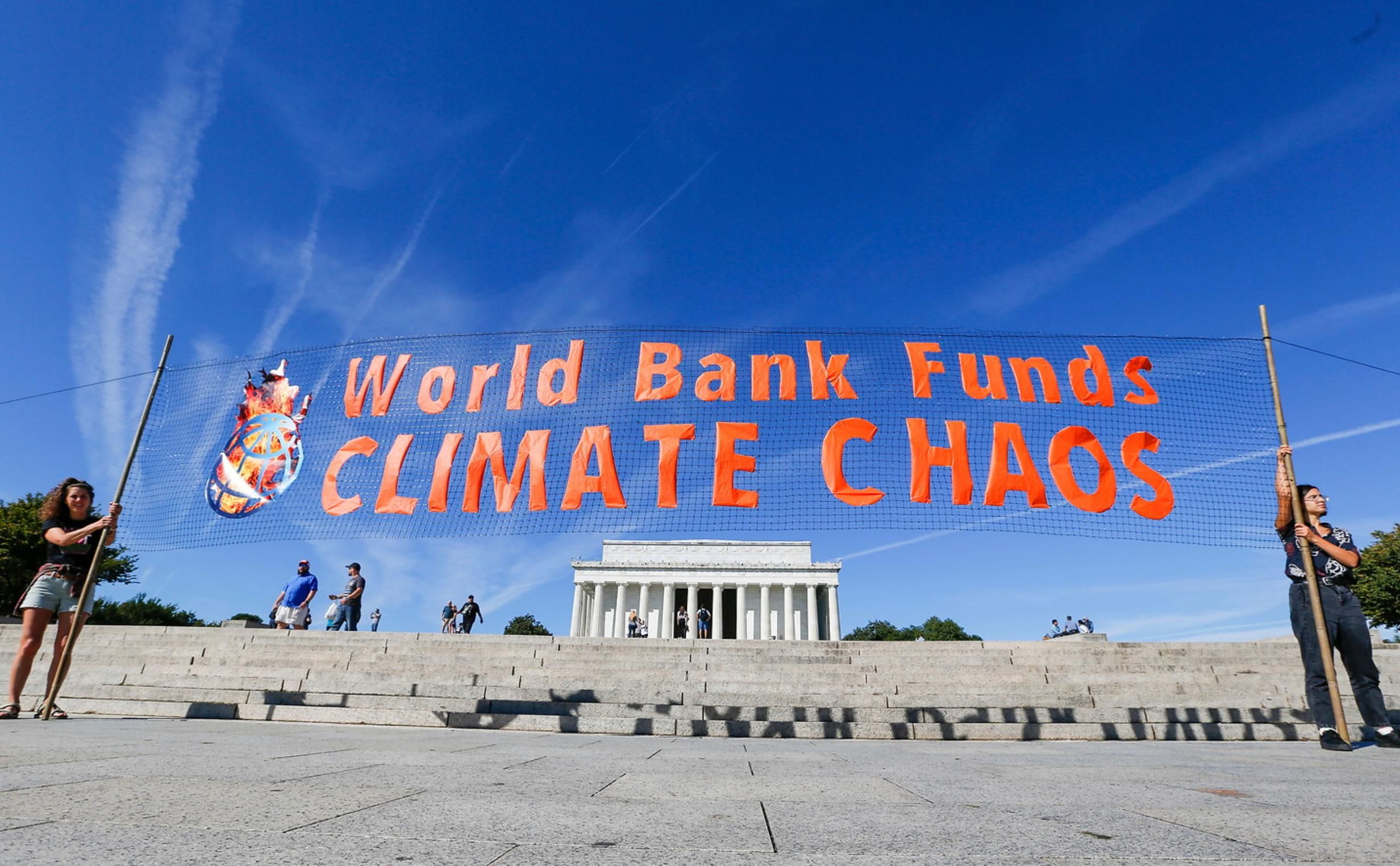 Glasgow Actions Team World Bank protest