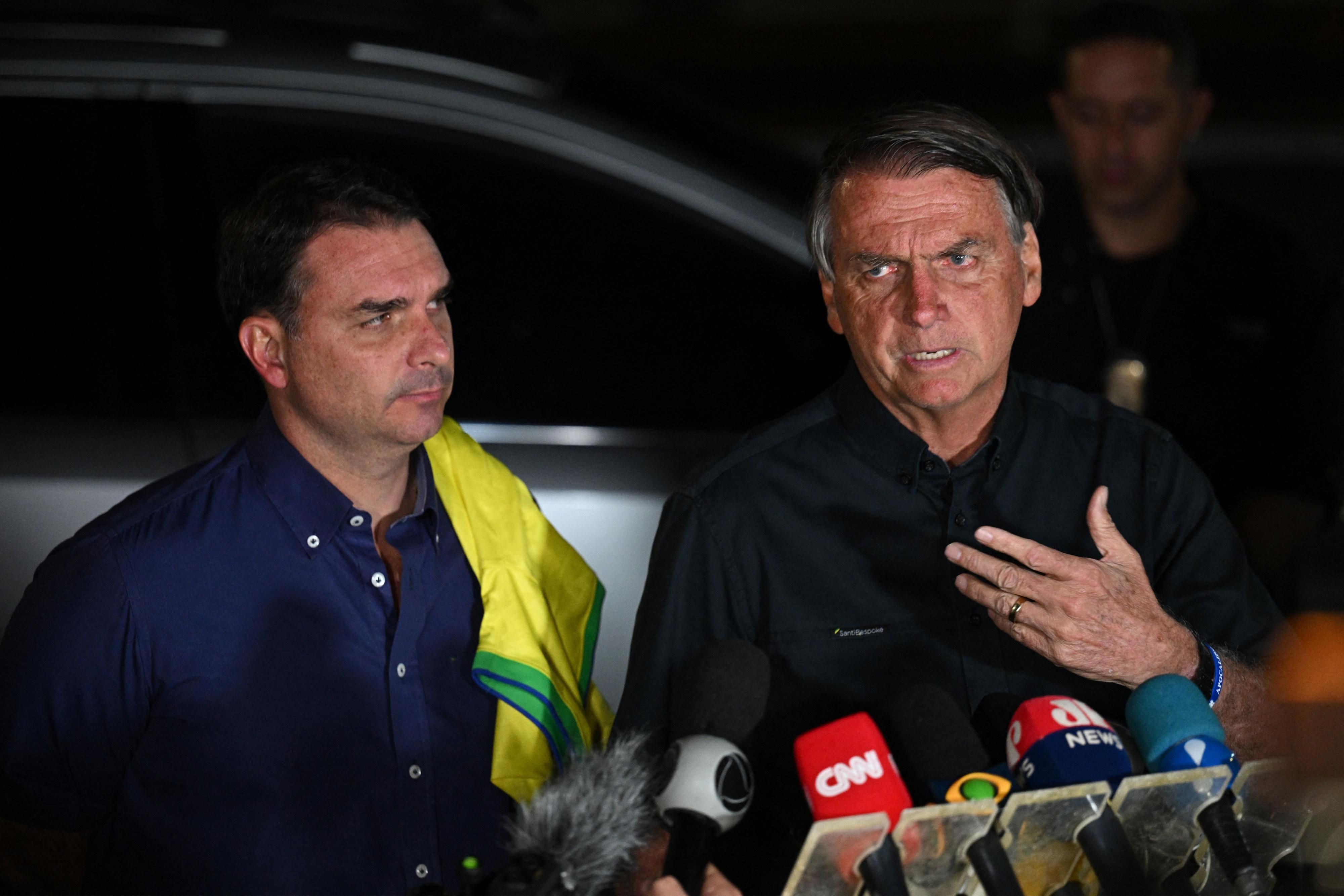 Jair and Flavio Bolsonaro