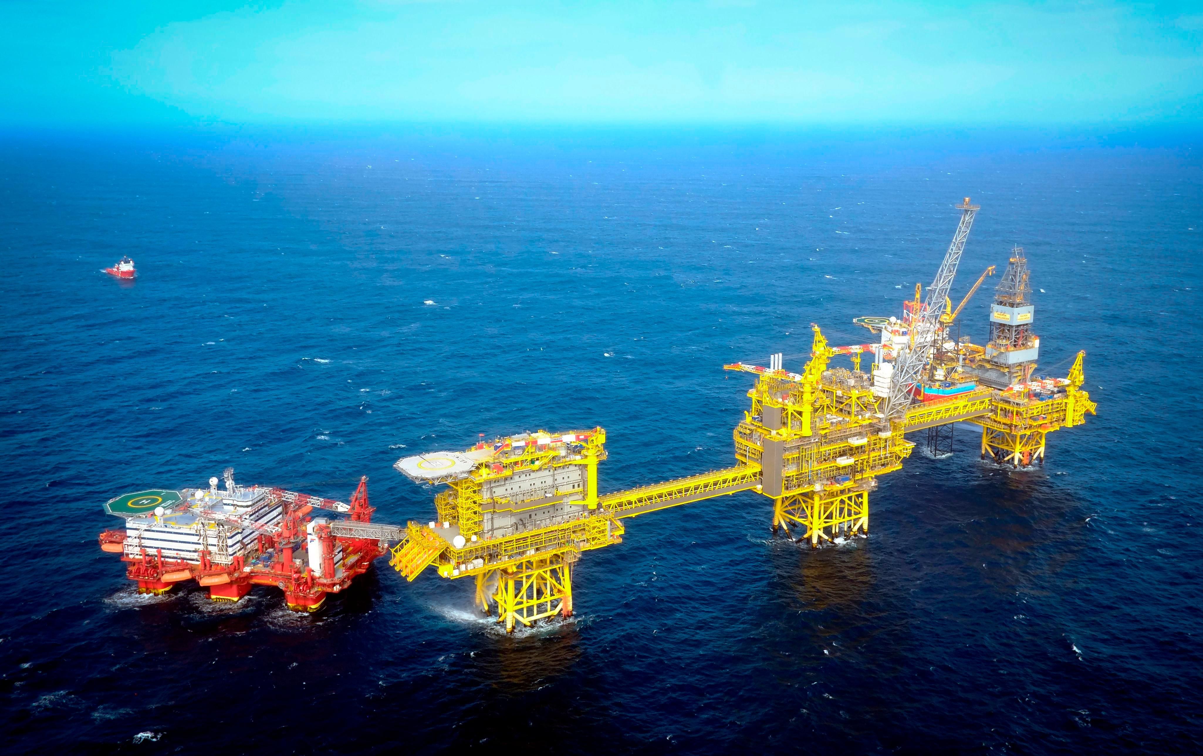 North Sea oil field