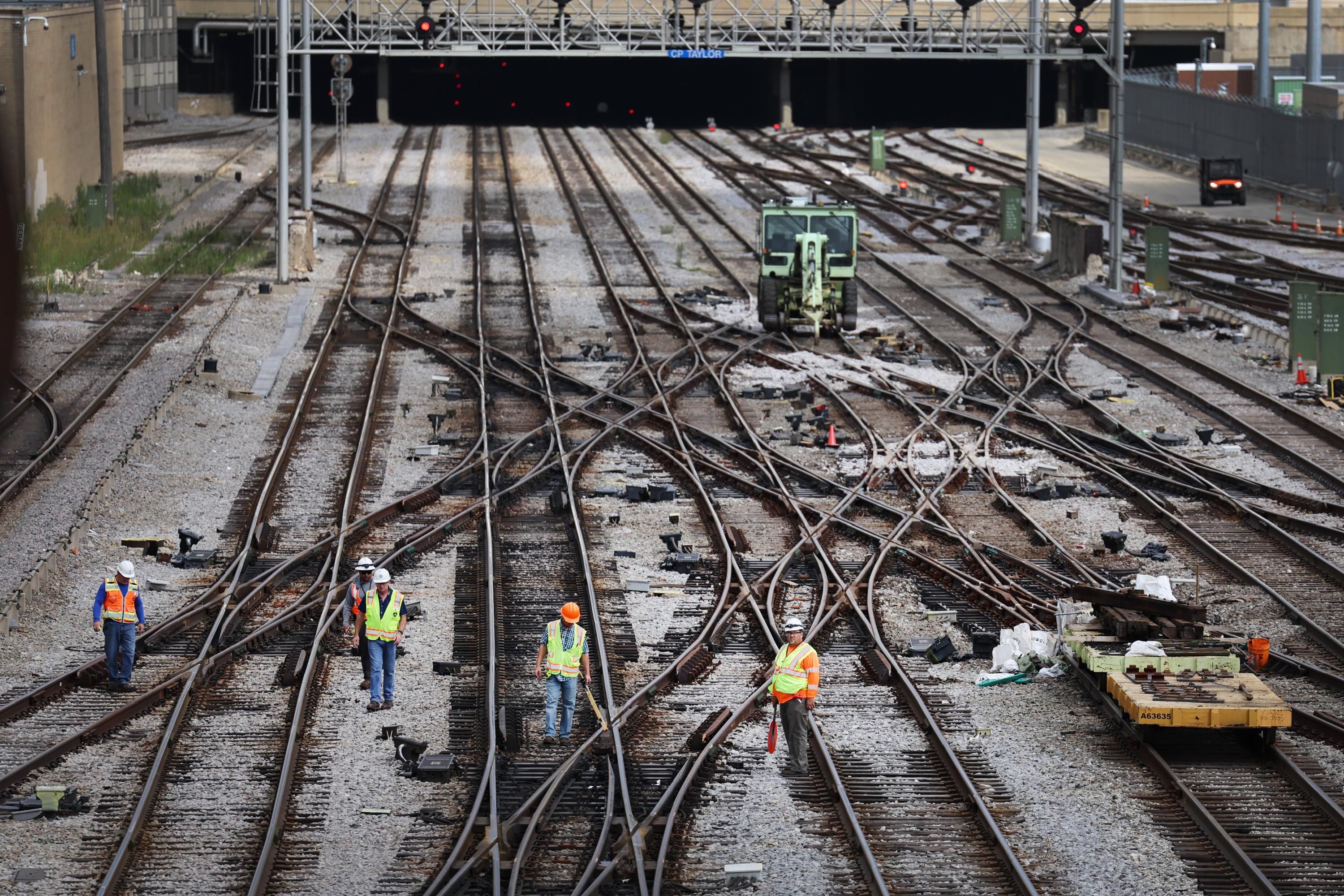 Railroad workers