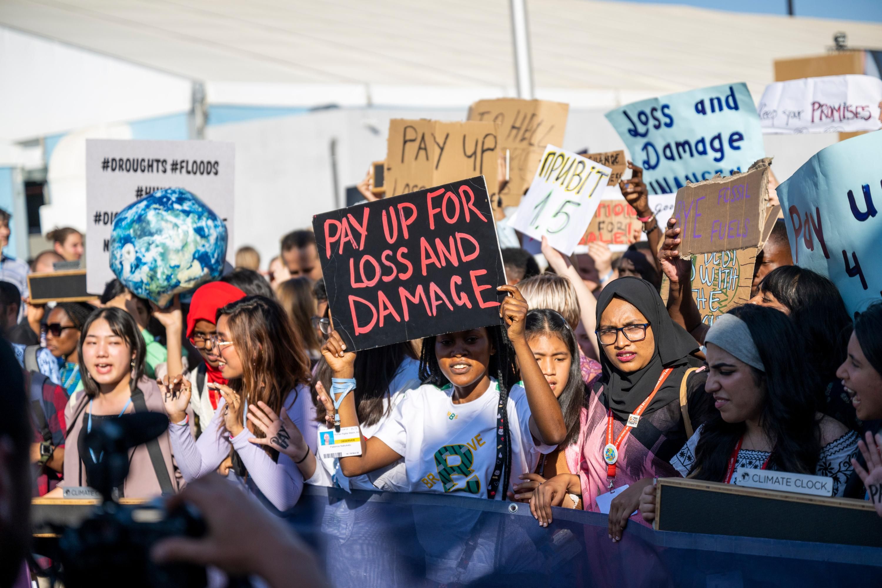 FFF protest at COP27