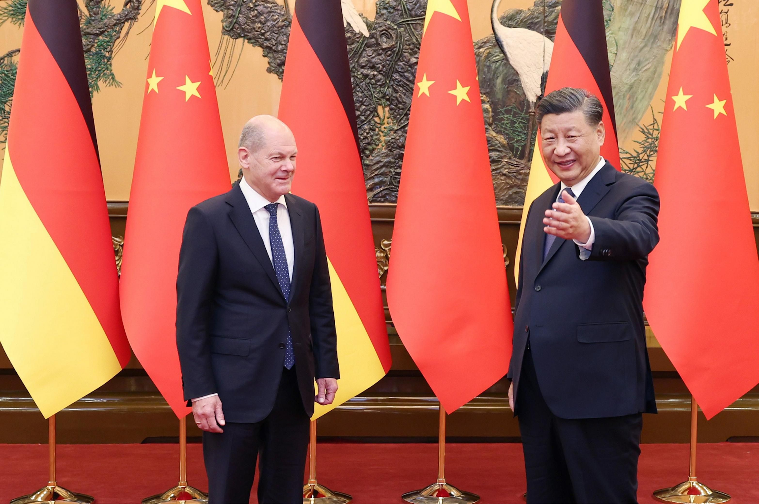 Olaf Scholz Xi Jinping
