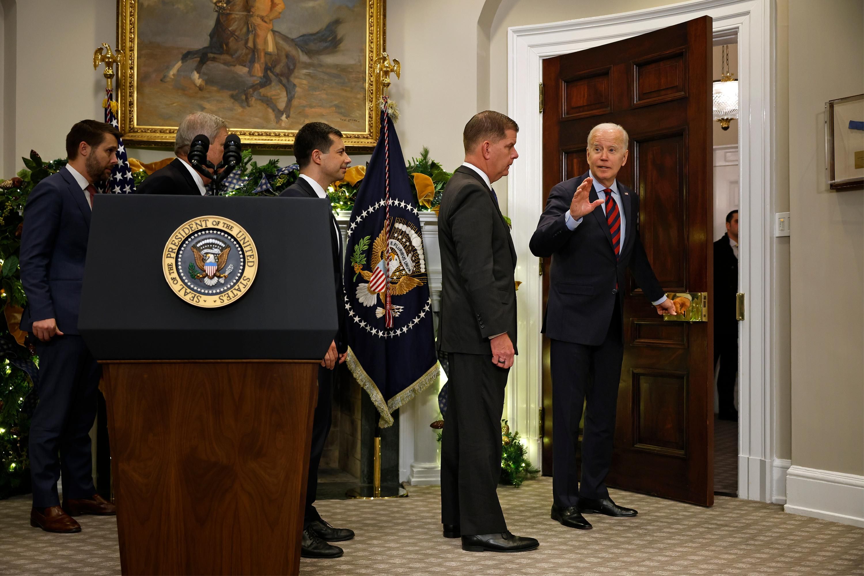 Biden and top advisers