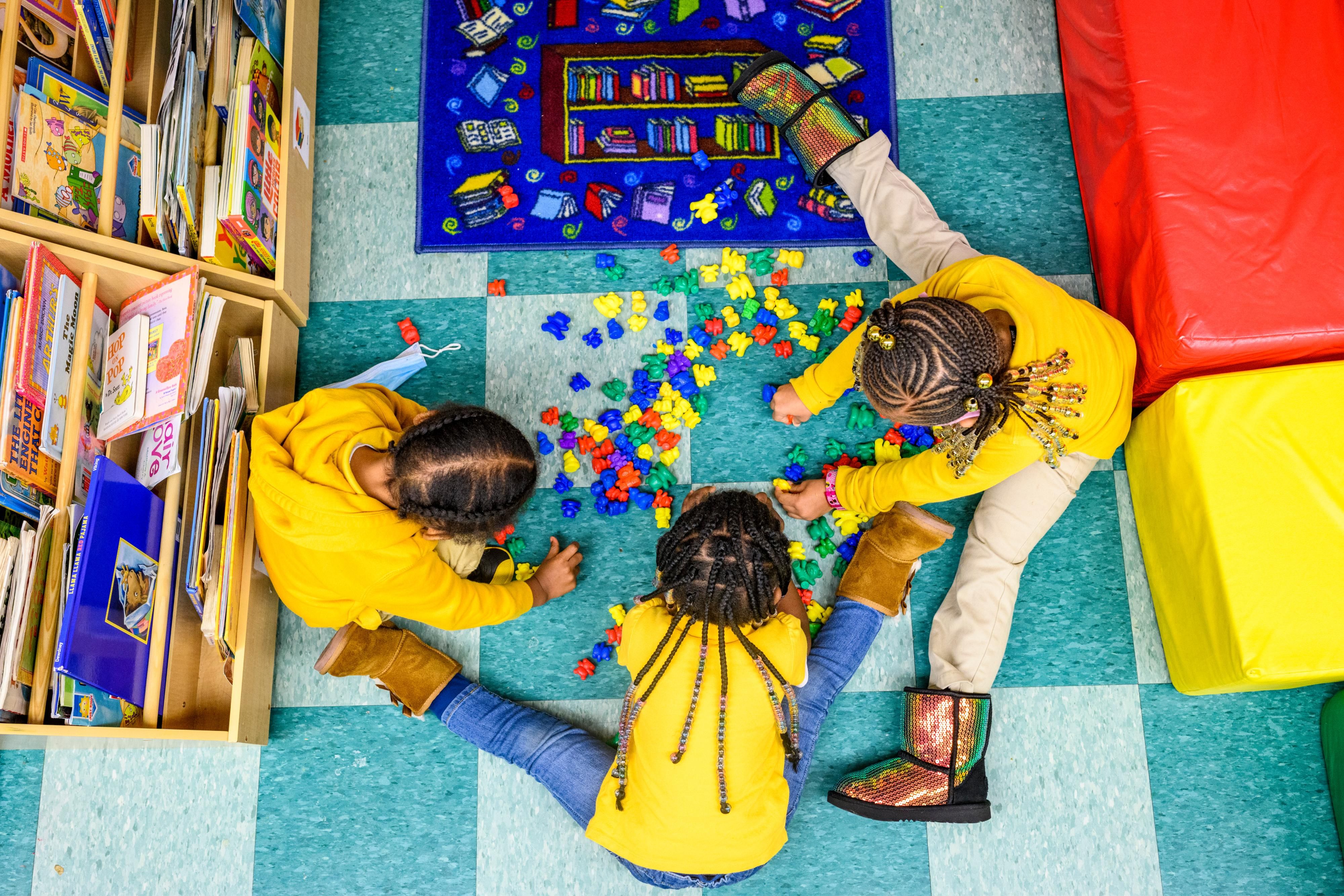 Children at daycare center