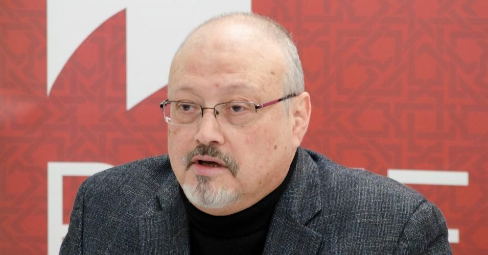 Saudi journalist, Global Opinions columnist for the Washington Post, and former editor-in-chief of Al-Arab News Channel Jamal Khashoggi offers remarks during POMED's "Mohammed bin Salman's Saudi Arabia: A Deeper Look." (Photo: POMED/Flickr/cc)