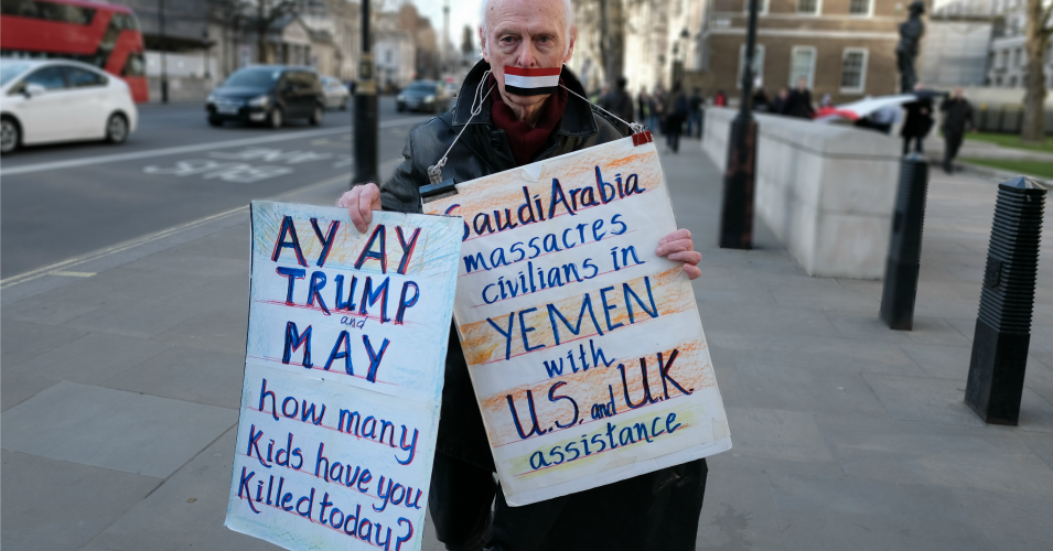 Protests erupted in the U.K. last month ahead of a visit by Saudi Crown Prince Mohammed bin Salman. 