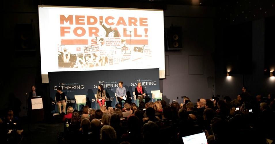 Medicare for All advocates discussed the proposal at a panel discussion at the Sanders Institute Gathering on Friday. (Photo: Will Allen/@willallenphoto)