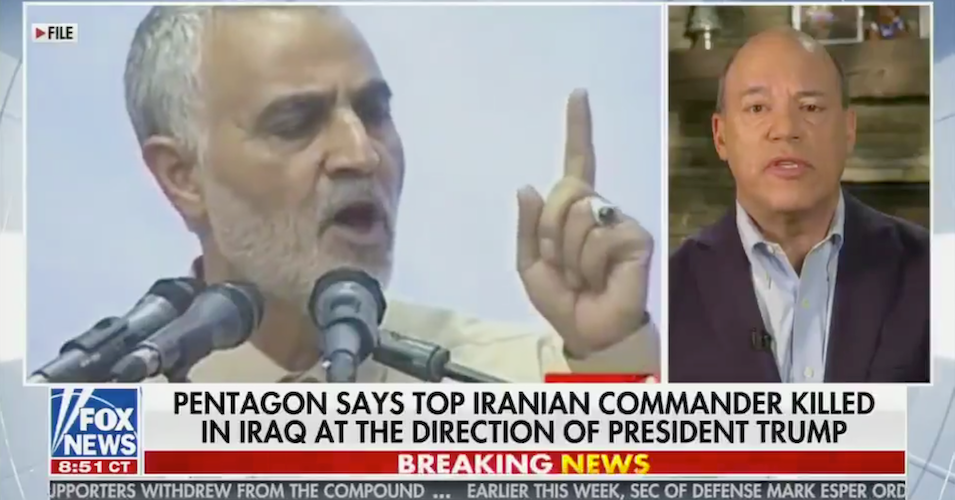 Former President George W. Bush's former press secretary Ari Fleischer appeared on ﻿Fox News﻿ January 2 to claim the assassination of Iranian military commander Qasem Soleimani would be welcomed by Iranians. It was not.