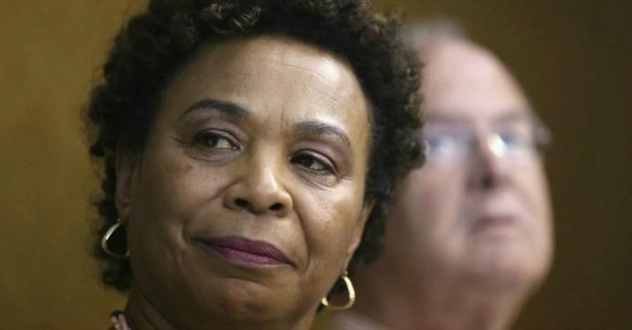 Pointing to Trump's comments about women, Muslims, Mexican immigrants, Rep. Barbara Lee (D-Calif.) said: "I cannot in good conscience attend an inauguration that would celebrate this divisive approach to governance." (Photo: Reuters/Enrique De La Osa)