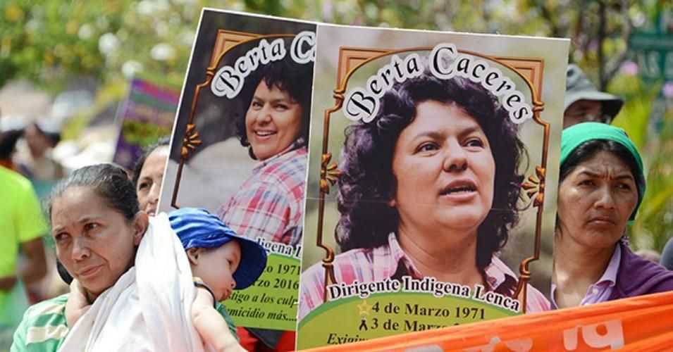 Adding credence to suspicions that Cáceres' killing was politically-motivated, among those arrested were Honduran military officials as well as an employee of Desarrollos Energéticos (or DESA), the private energy company behind the Agua Zarca dam, which Cáceres fiercely opposed. (Photo: Getty)