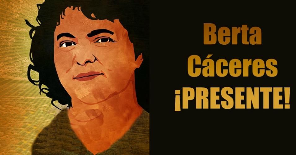 Cáceres' daughter, Berta Zuñiga Cáceres, will speak at a vigil on Tuesday outside the Inter-American Commission on Human Rights (IACHR) in Washington, D.C.. (Image via Latin America & Caribbean Action Network/ Facebook)