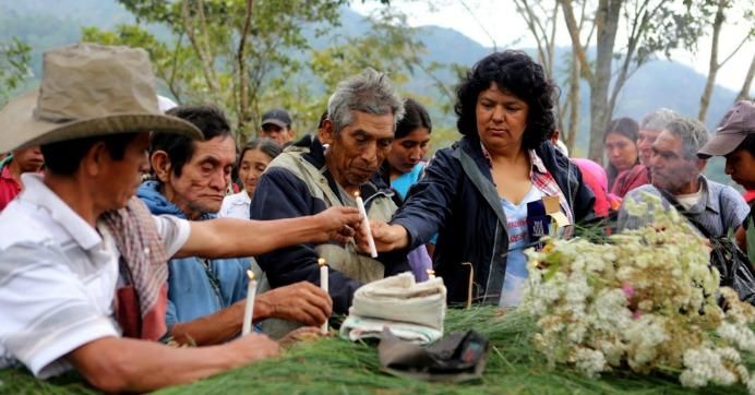 Honduran Indigenous rights activist Berta Cáceres, pictured here, is among the 58 human rights activists killed in Latin America between January and May of this year. (Photo via Global Witness)