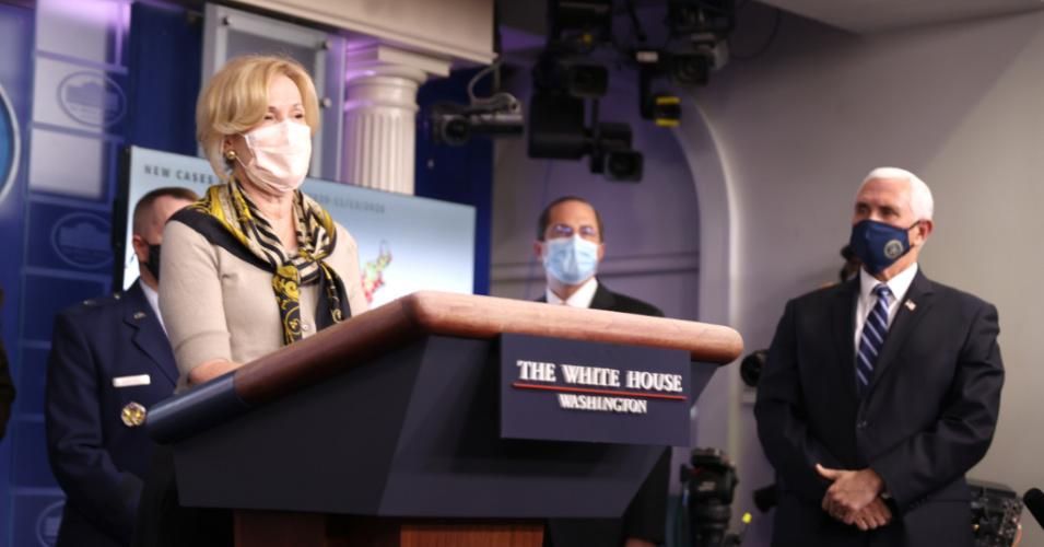 Dr. Deborah Birx, then-White House coronavirus response coordinator, speaks during a press briefing on November 19, 2020 in Washington, D.C. (Photo: Tasos Katopodis/Getty Images)