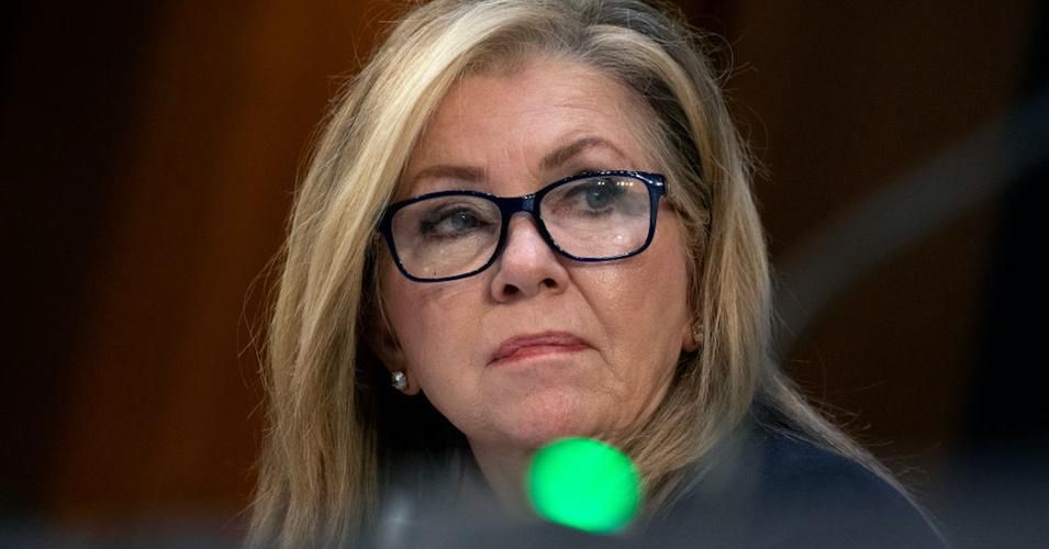 Sen. Marsha Blackburn (R-Tenn.) is known for her sometimes spurious anti-immigrant rhetoric and actions. (Photo: Stefani Reynolds/Pool/Getty Images) 