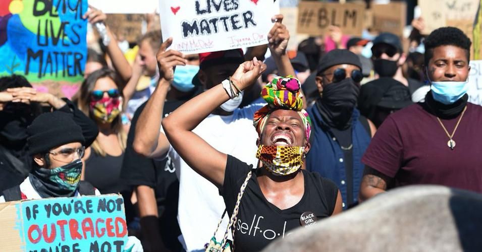 More than 10,000 people turned out for a June 3, 2020 Black youth-led protest in support of Black lives near Dolores Park in San Francisco (Photo: Josh Edelson/AFP/Getty Images) 