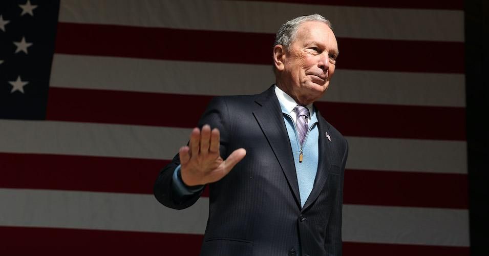 Former New York City mayor Mike Bloomberg attends his rally held at The Rustic on February 27, 2020 in Houston, Texas.
