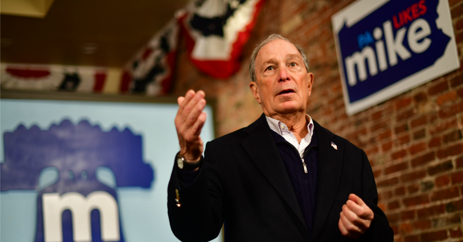 Former New York City Mayor Michael Bloomberg's past comments on Social Security make his commitment to the program suspect, say progressives. 