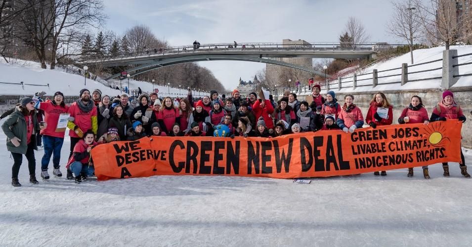 Canadian climate activists participated in Powershift: Young and Rising—a massive youth climate convergence in Ottawa in February 2019. 