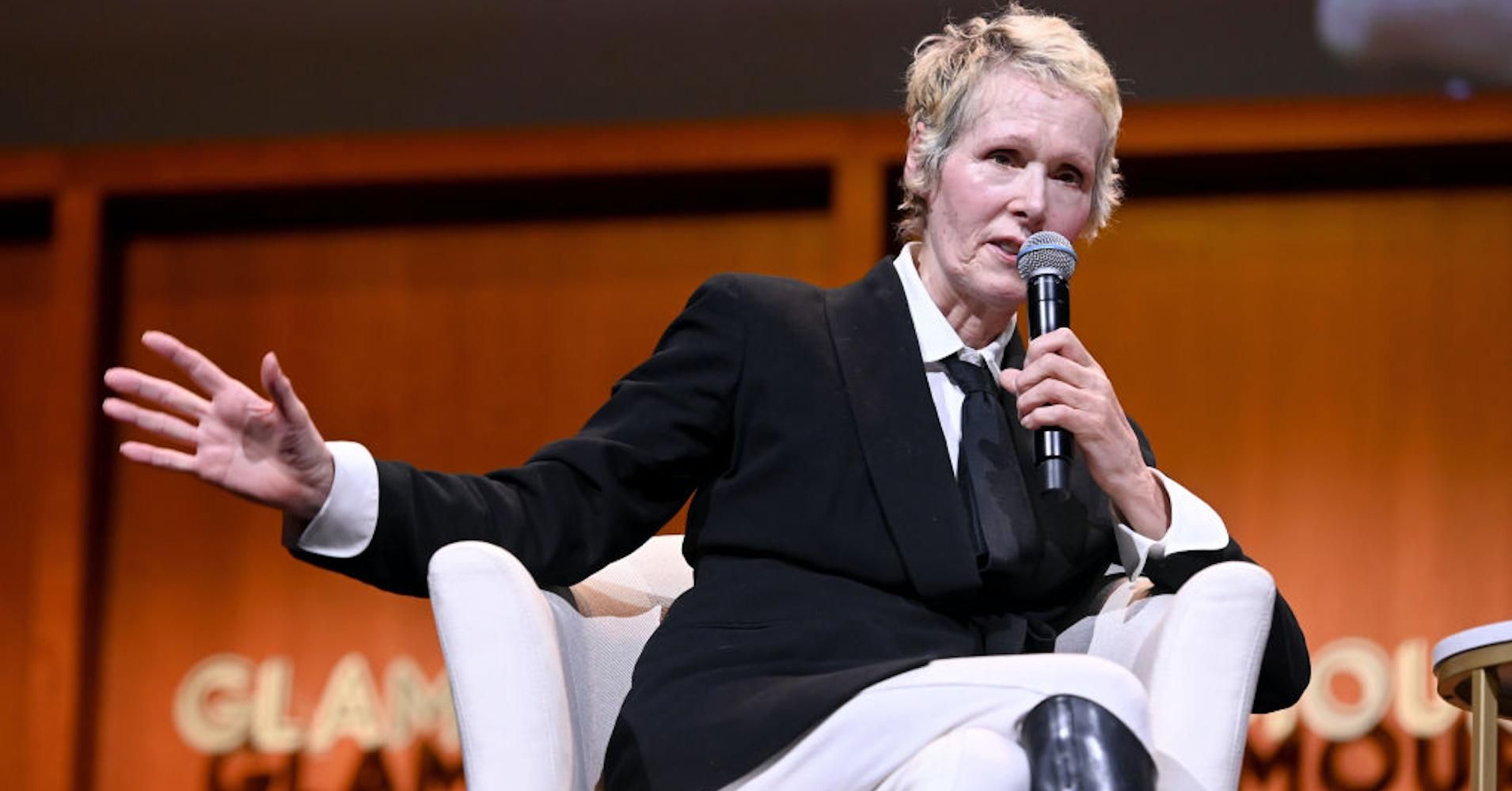E. Jean Carroll speaks during the 2019 Glamour Women of the Year summit in New York City. (Photo: Ilya S. Savenok/Getty Images for Glamour) 