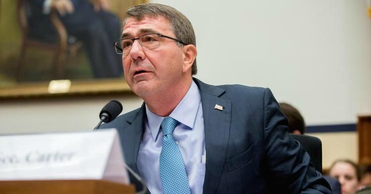 Defense Secretary Ashton Carter testifies on Tuesday before the House Armed Services Committee hearing on the U.S. strategy for Syria and Iraq. (Photo: Andrew Harnik / Associated Press)