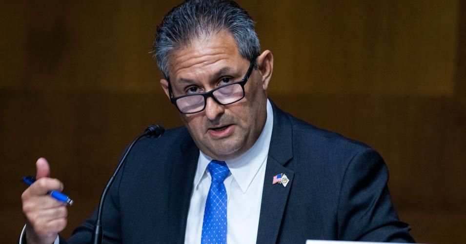 Michael Carvajal, director of the Federal Bureau of Prisons, testifies under oath before the House Judiciary Committee on June 2, 2020. (Photo: Tom Williams/Getty Images)