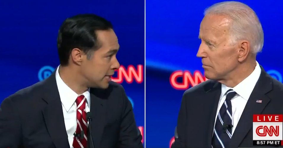 Former HUD Secretary Julián Castro was unimpressed with former Vice President Joe Biden's immigration rhetoric in Wednesday's debate.
