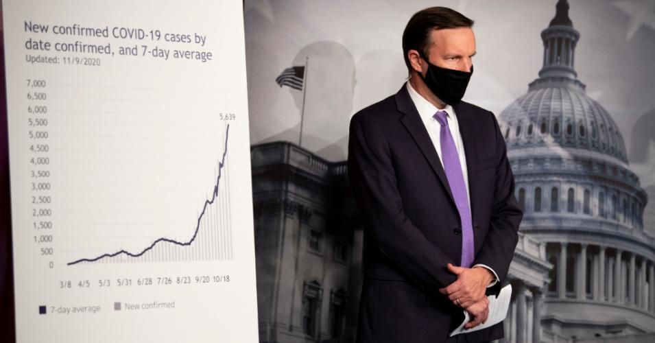 "When a big bill like this comes together, your job as a lawmaker is to try to get as many of your legislative and funding priorities into the text as possible," said Sen. Chris Murphy (D-Conn.). (Photo: Caroline Brehman/CQ-Roll Call, Inc via Getty Images)