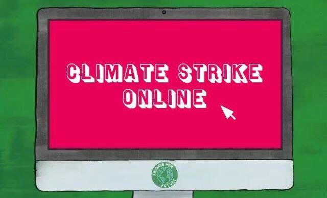 Climate strike online (Image: Fridays4future via Twitter)